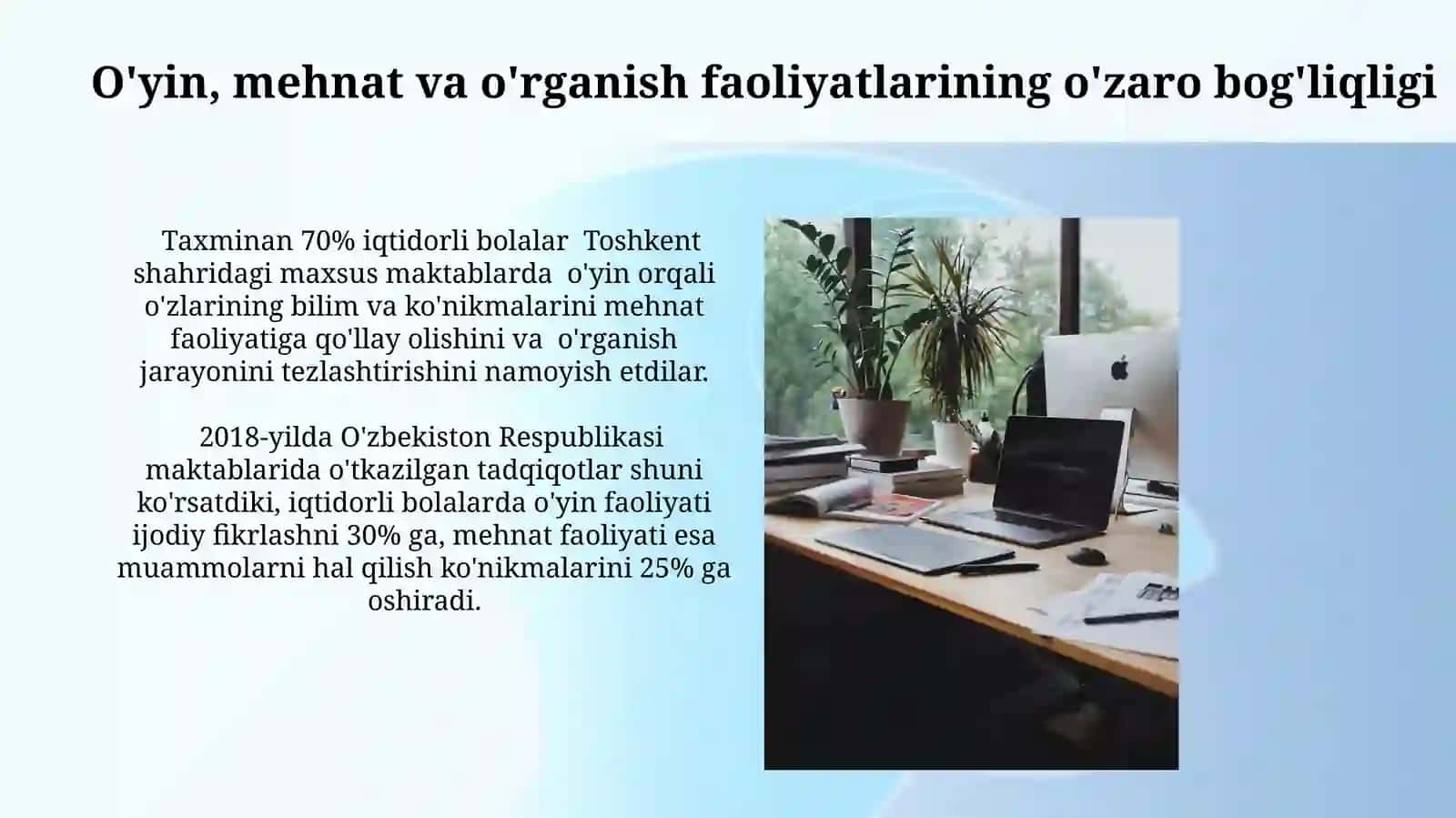Iqtidorli bolalarda o'yin mehnat uquv faoliyatining psixologik xarakteristikasi 4