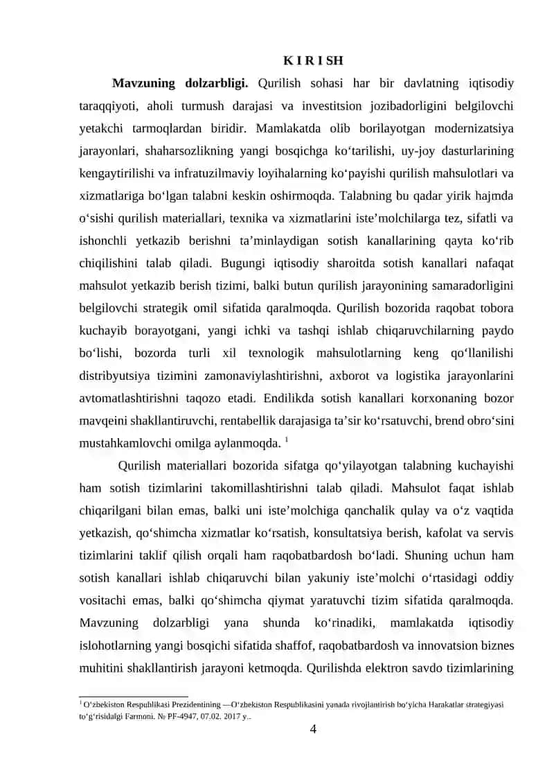 Qurilishda sotish kanallari 4