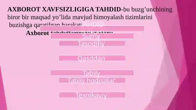 Axborotlarni himoyalashning texnik va  dasturiy vositalari 4