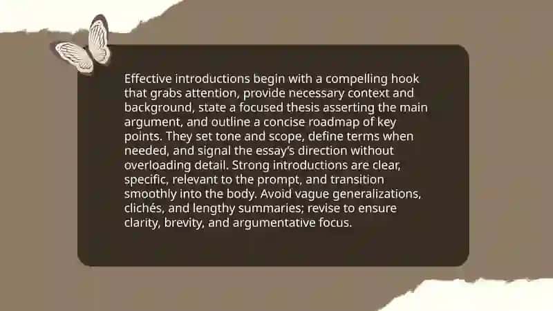 Essay structure and argumentation 4
