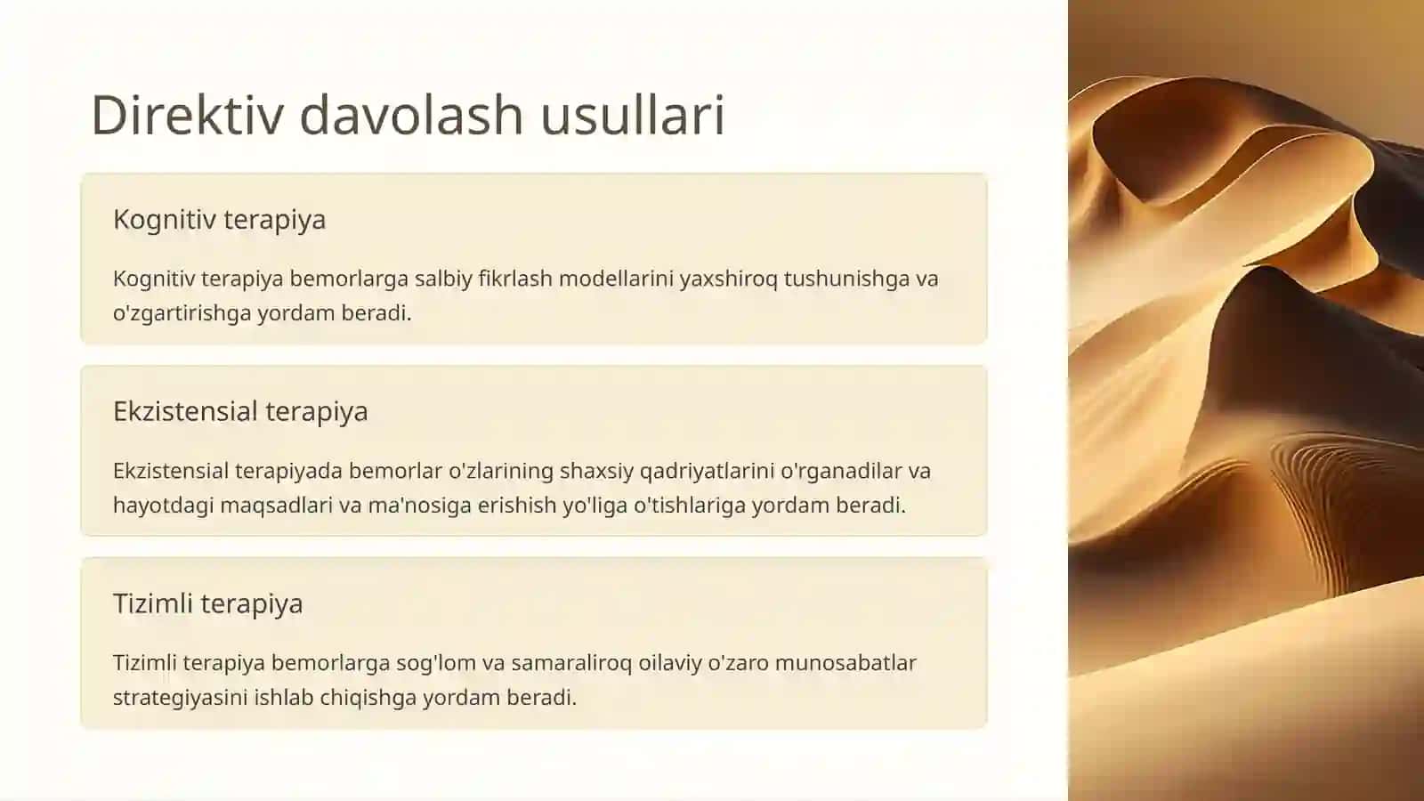 Psixologik maslahat va psixokorreksiyaning asosiy texnika va metodlari 4