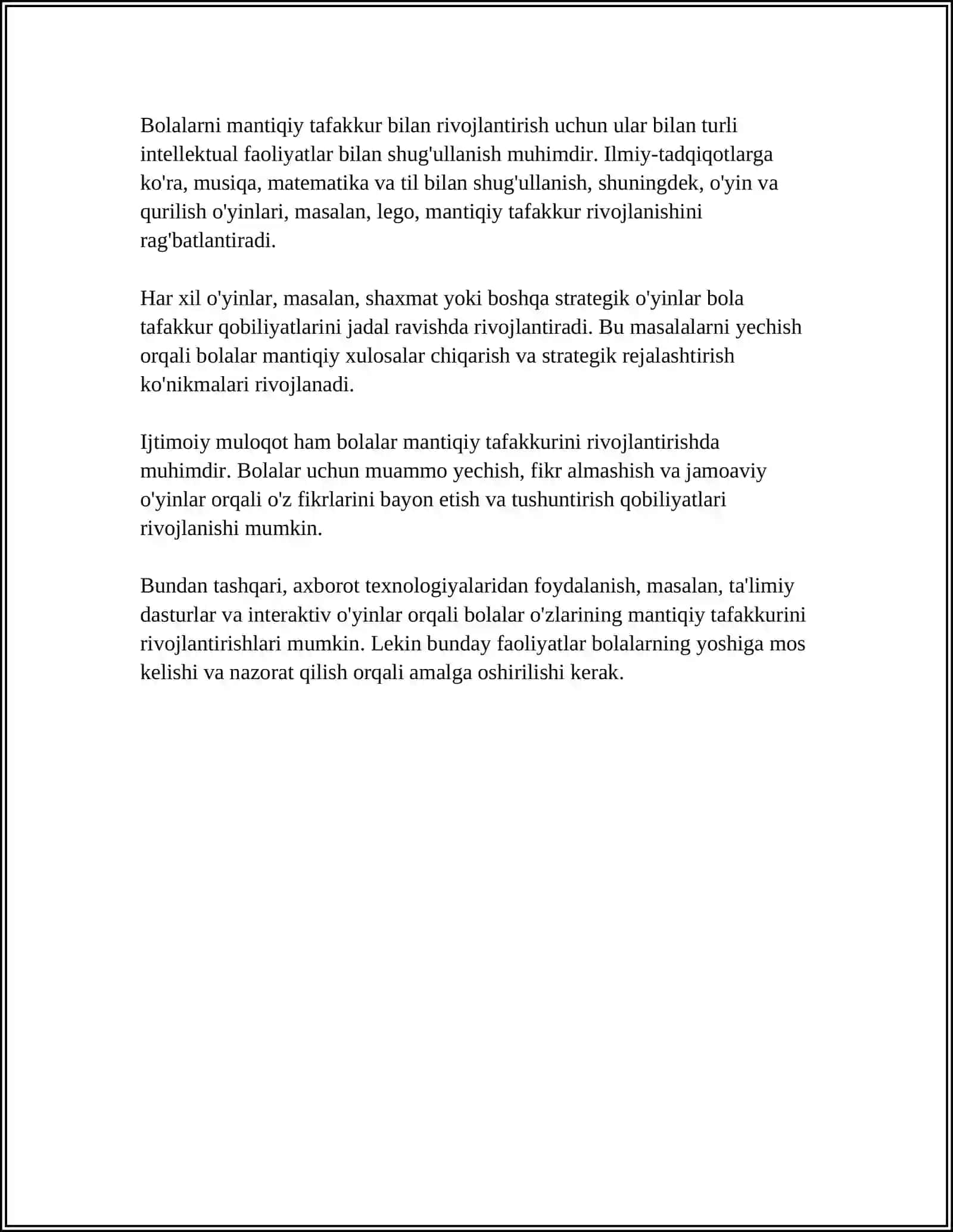 BOLALARDA MANTIQIY TAFAKKURNI RIVOJLANTIRISH 4