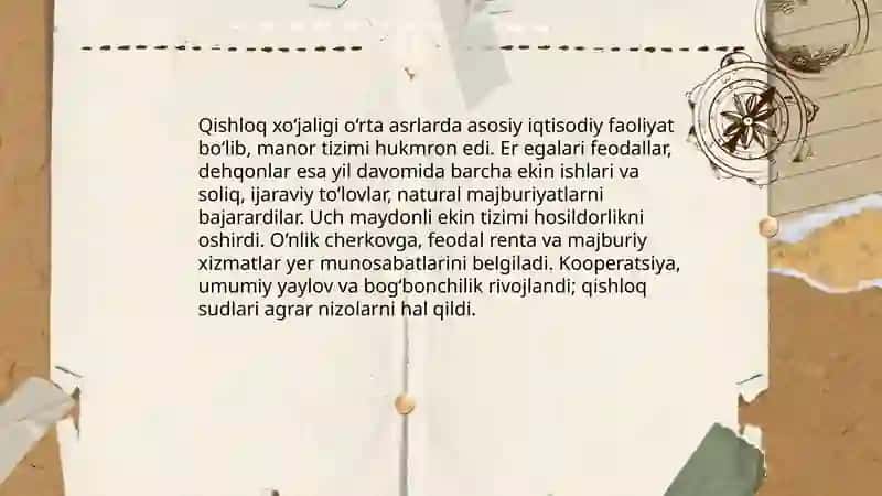 O'rta asr iqtisodiy qarashlari 4