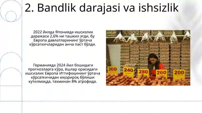 Rivojlangan mamlakatlarda aholi va mehnat bozori koʻrsatkichlari tahlili 4