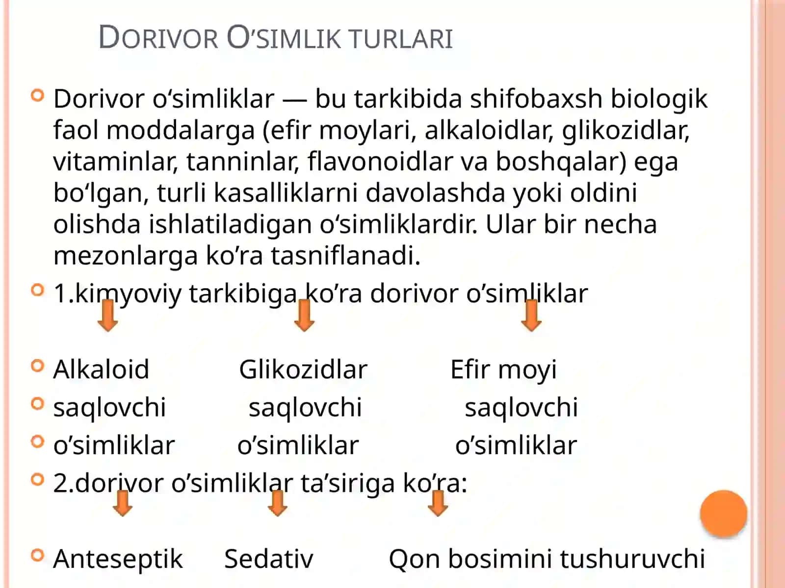 Dorivoro’simliklar 4