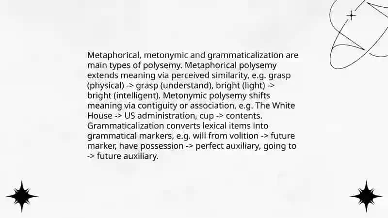 Polysemantic and monosemantic words 4