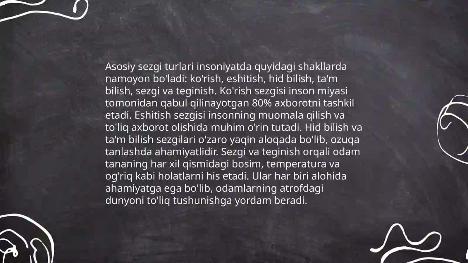 Sezgilar haqida umumiy tushuncha va uning nerv-fiziologik asoslari 4