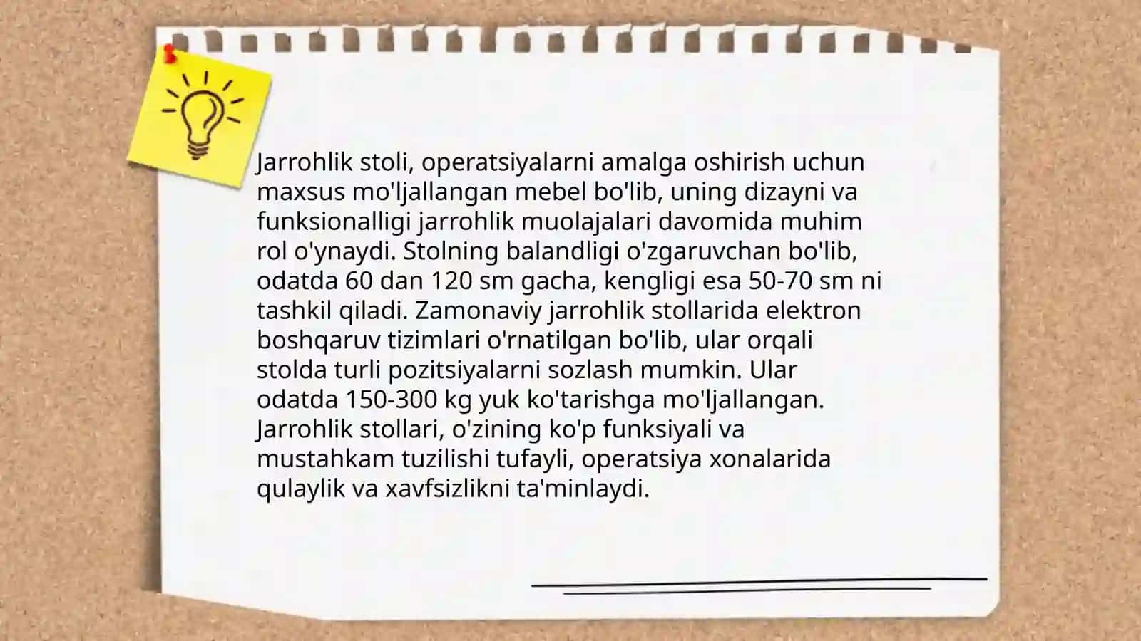 Xirurgiya bo‘limining asosiy jihoz va anjomlari 4