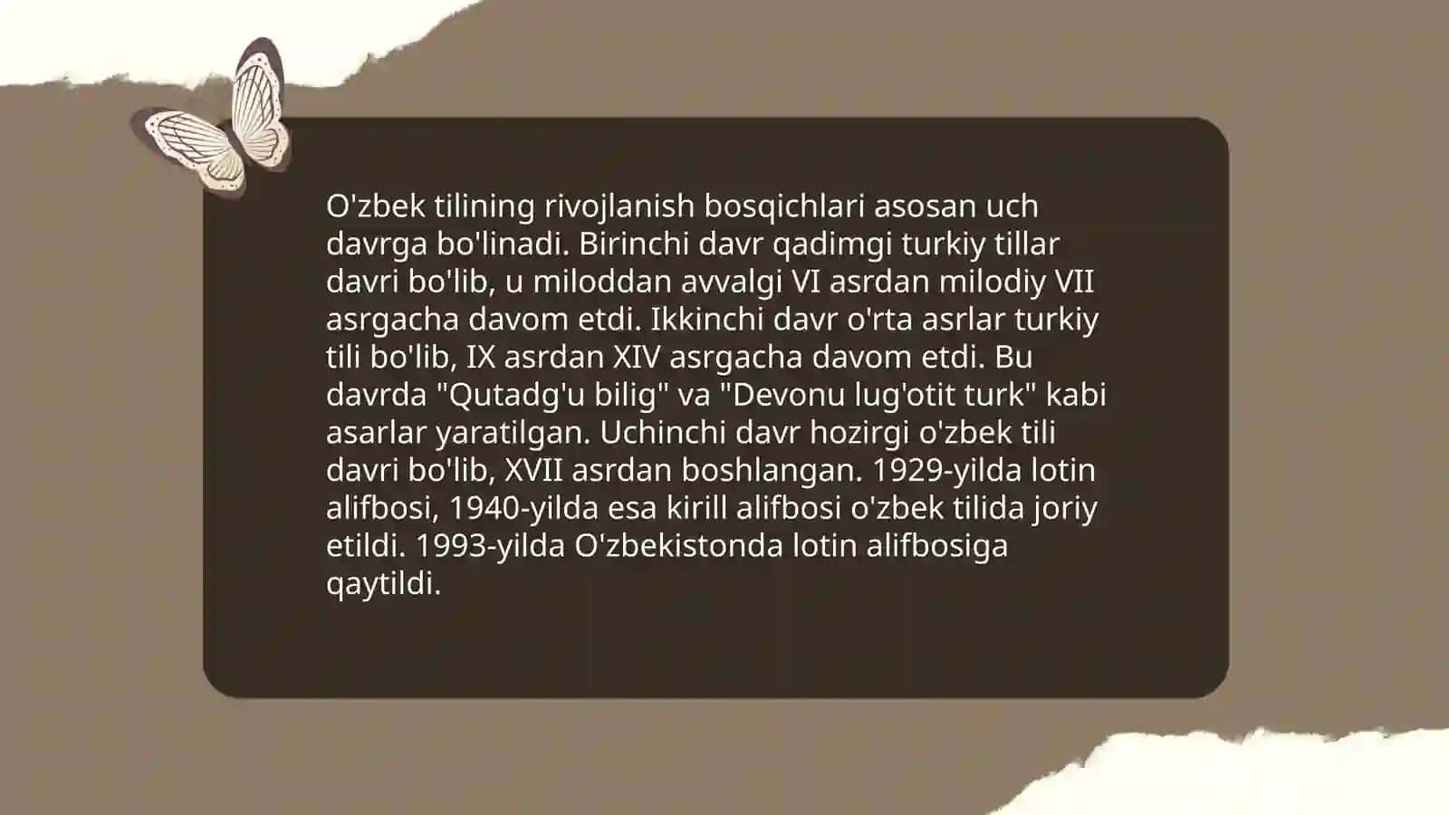 O'zbek tilshunosligi va uning rivojlanish yo'llari 4