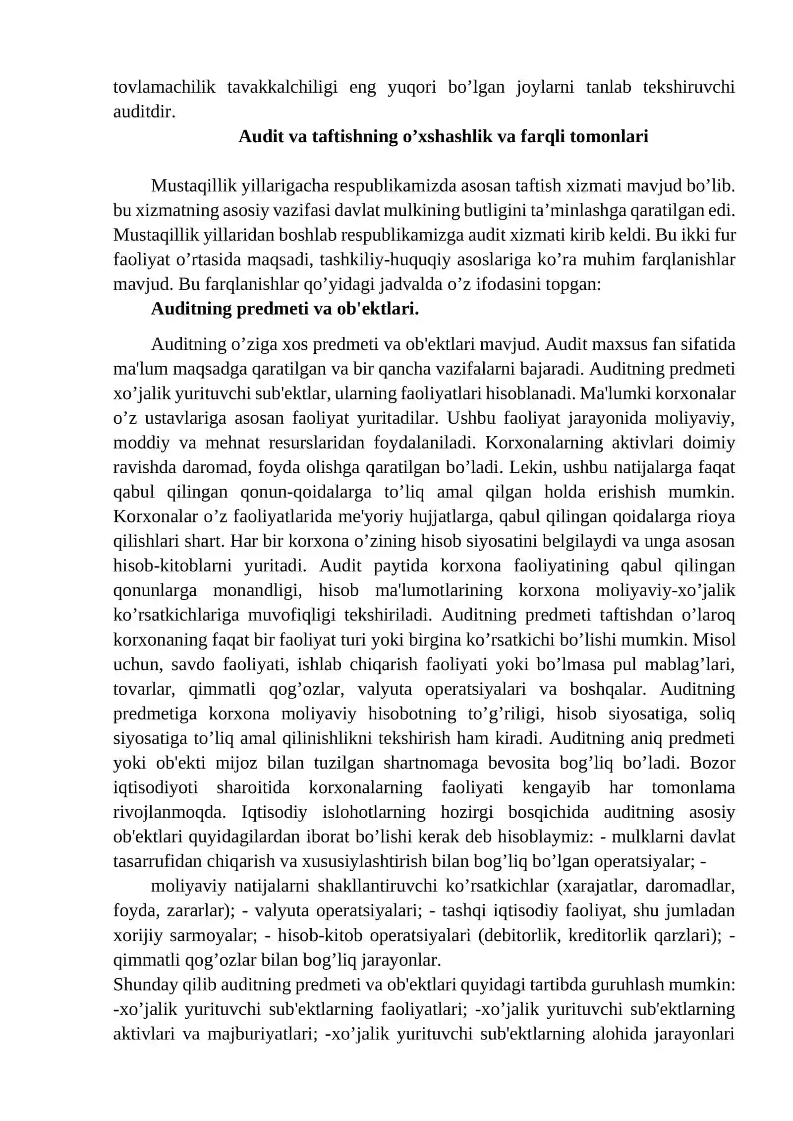 Auditning zarurligi va ahamiyati 4
