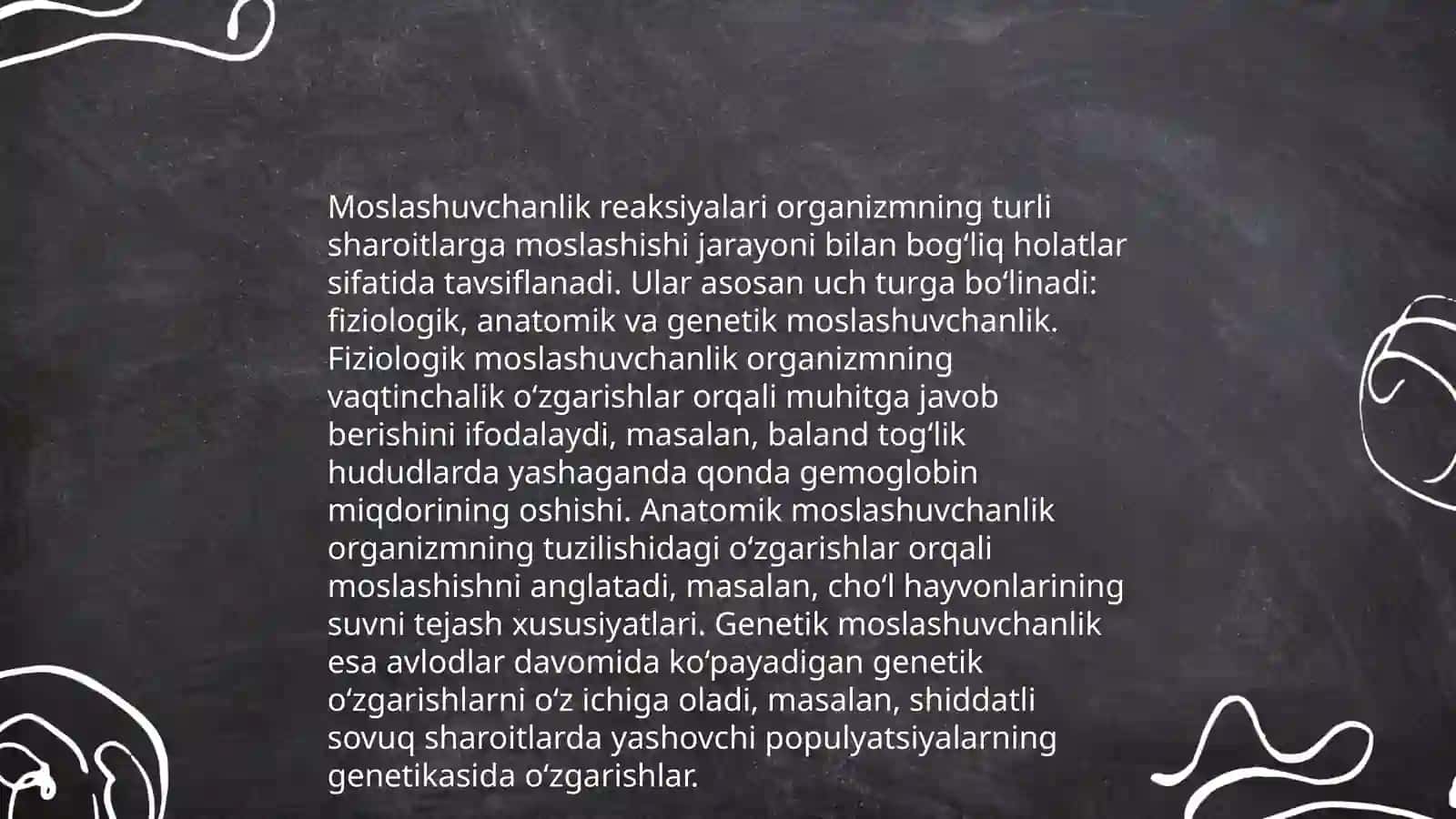 Moslashuvchanlik tuzilish reaksiyasining turlari va mexanizmlari bilan tanishish 4