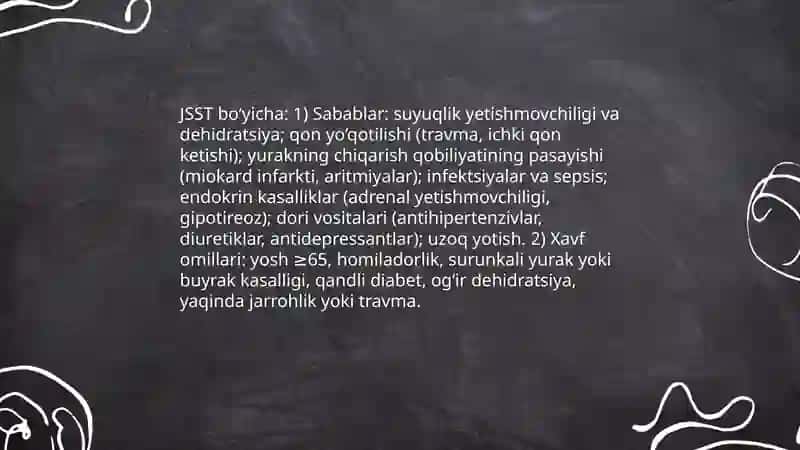 Geopotoniya kasalliklarininig jahon sogʻliqni saqlash tashkiloti boʻyicha va simptomlari bemorlarga birinchi yordam koʻrsatish (by Nazarova Feruza) 4