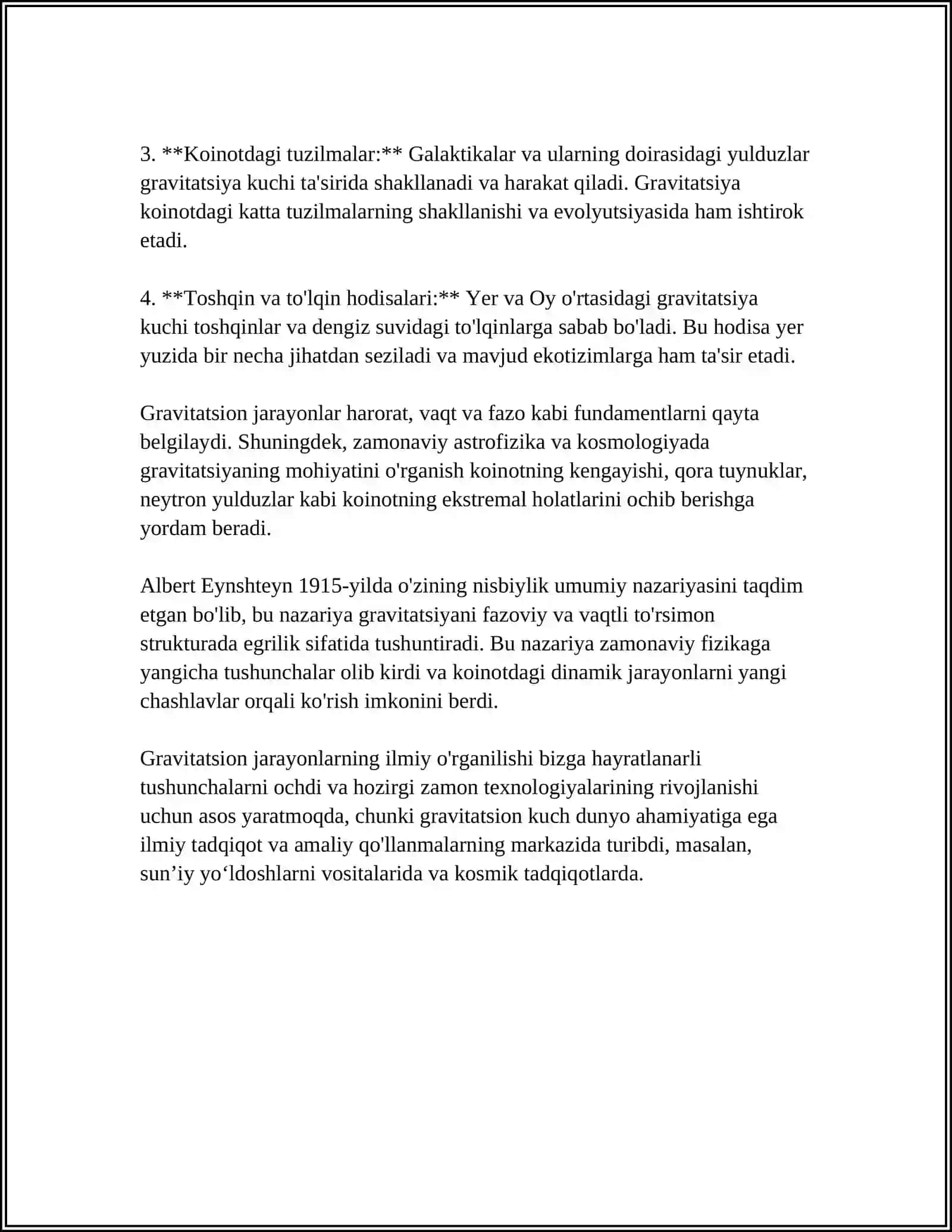 GRAVITATSION JARAYONLARNI RIVOJLANISHI, GRUNTLARNING TARKIBI, TUZILISHI, VA XUSUSIYATLARI 4
