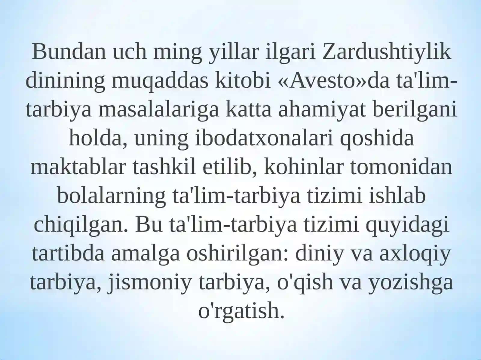 Maktabgachata’lim-tarbiya pedagogikasining umumiy asoslari 4
