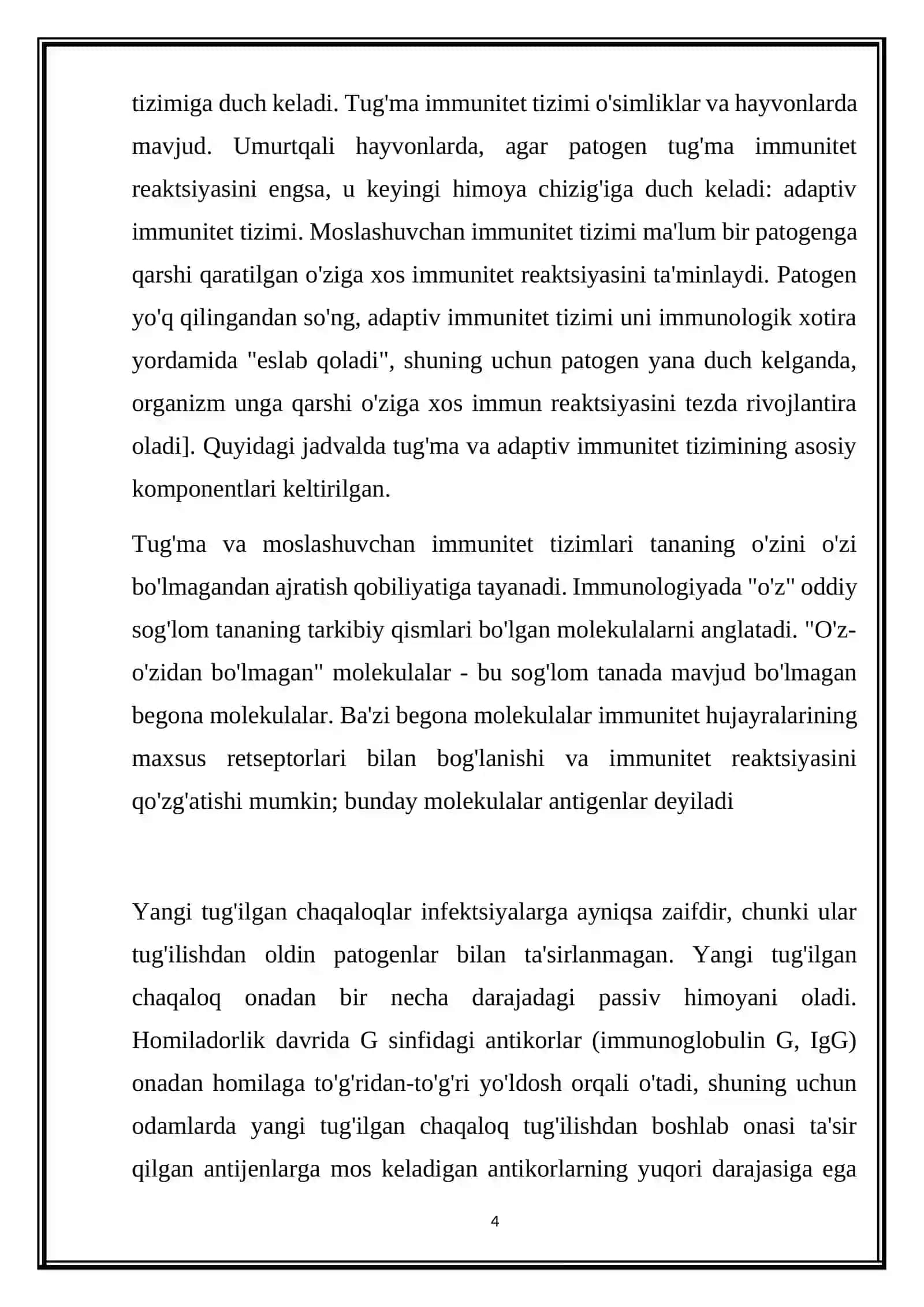 Immunologik sistema 4
