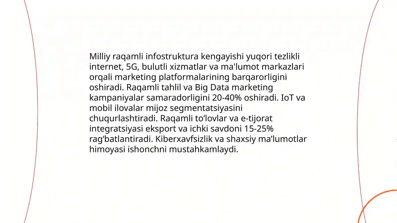 Raqamlashtirish sharoitida milliy marketing infratuzilmasi 4