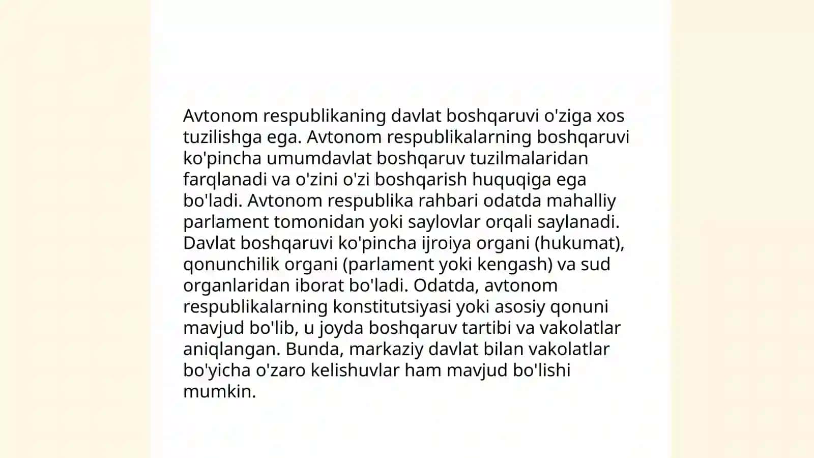 Qoraqalpog'iston Respublikasining huquqiy maqomi 4