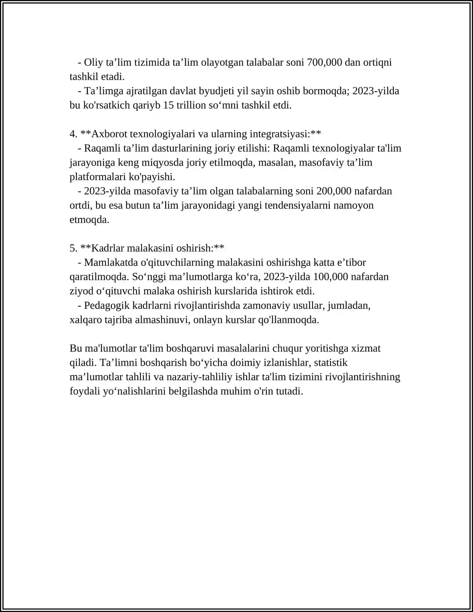 TALIMNI BOSHQARISHNING UMUMIY TAMOYILLARI VA MEXANIZMLARI 4