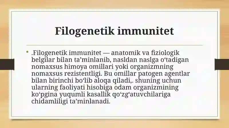 Immunitet nazariyalari 4
