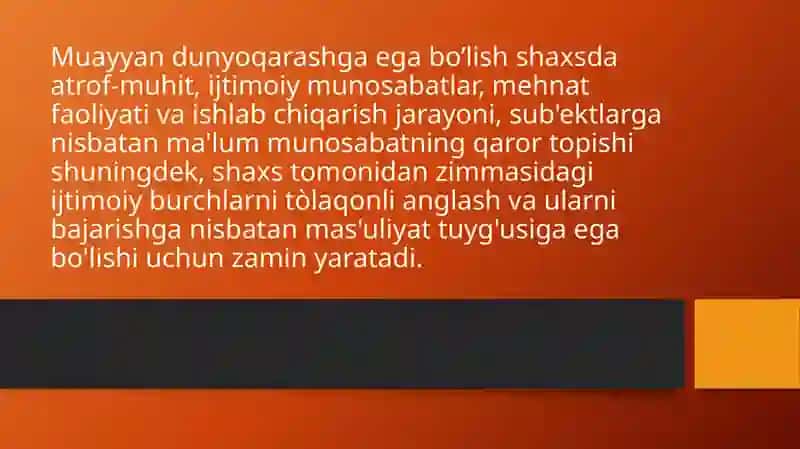 Ilmiy dunyoqarashni shakllantirish va o’quvchilarni aqliy tarbiyalash 4