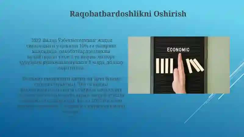 Real Sektorni Rivojlantirishning Strategik Yo'nalishlari 4