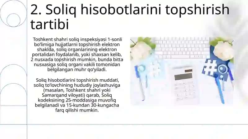 Soliq to'lovlarini nazorat qilish 4