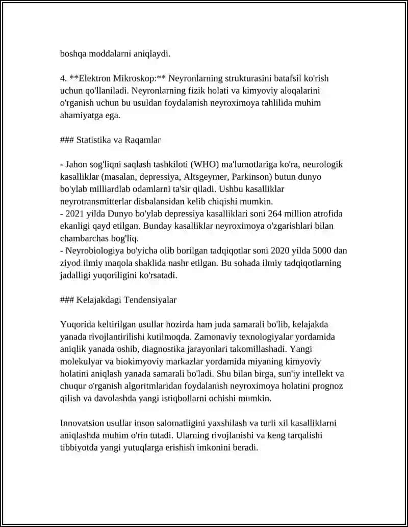 REFERAT Mavzu: NEYROXIRURGIYA. NEYROXIRURGIYADA QO'LLANILADIGAN ZAMONAVIY TEKSHIRISH USULLARI 4