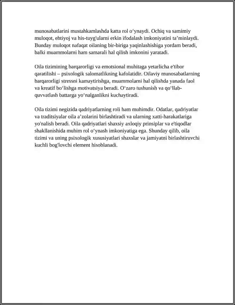OILA VA OILAVIY MUNOSABATLAR PSIXOLOGIYASI 4