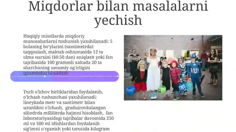 O'lchov Dasturi 4
