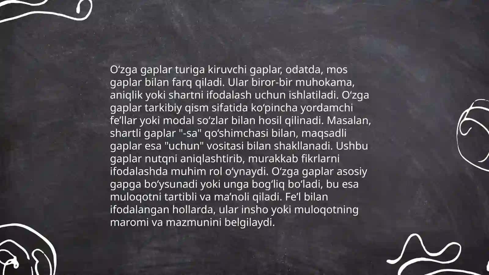 Ko'chirma gap va òzga gap 4