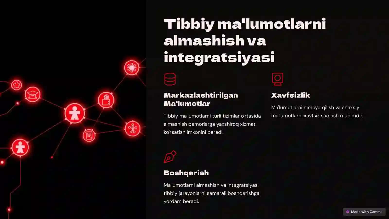 Tibbiyot masalalarini yechishda axborot-kommunikatsiya texnologiyalari dasturiy ta'minoti 4