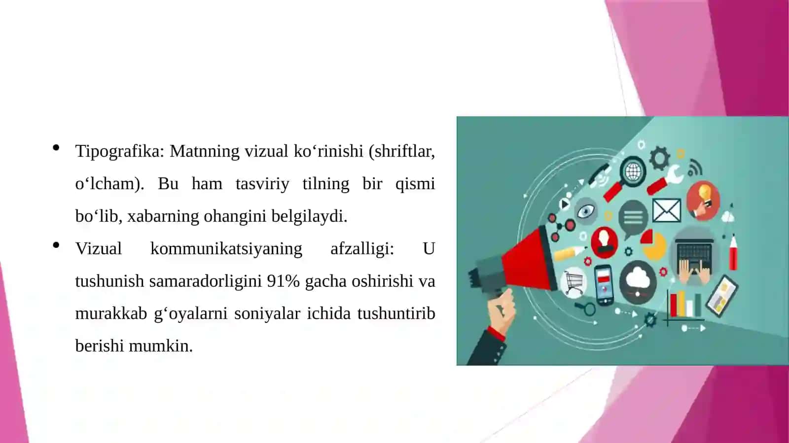 Ramzlar va tasvirlar tili, reklama vositalari, film tahlili 4