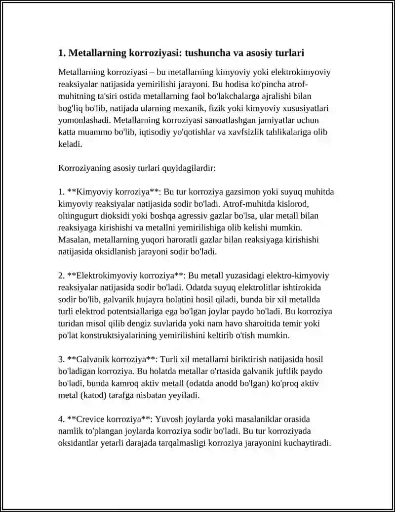 METTALLAR KORROZIYASI VA UNING OLDINI OLISH USULLARI 4