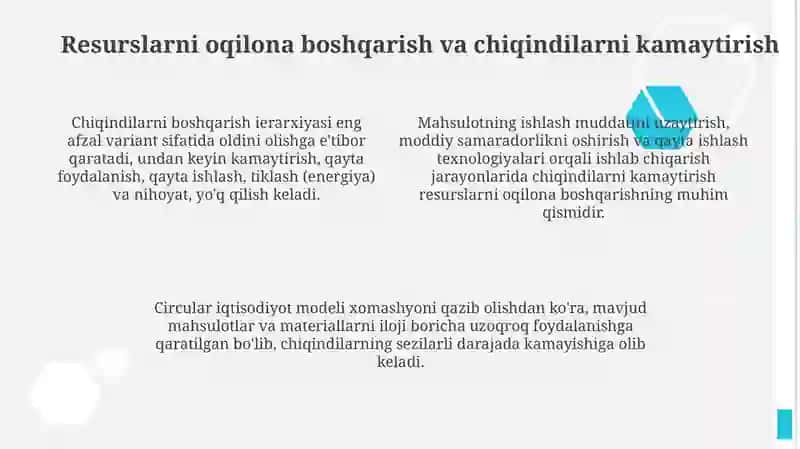 Tabbiy resurslardan oqilona foydalanish yollari 4