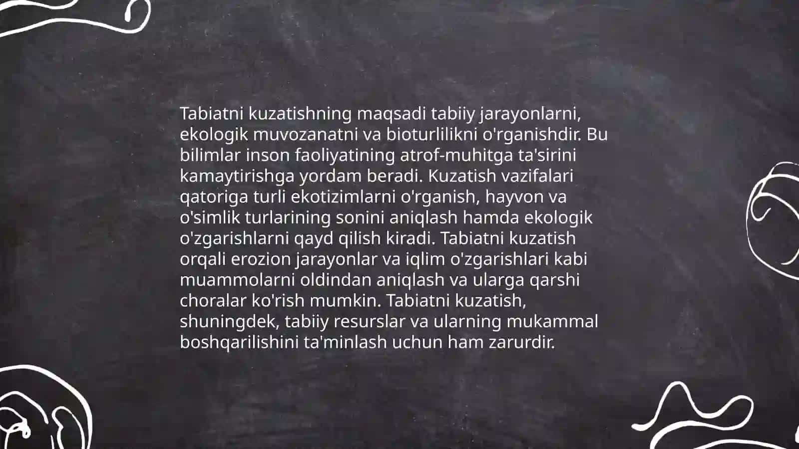 Tabiatni kuzatish metodikasi 4