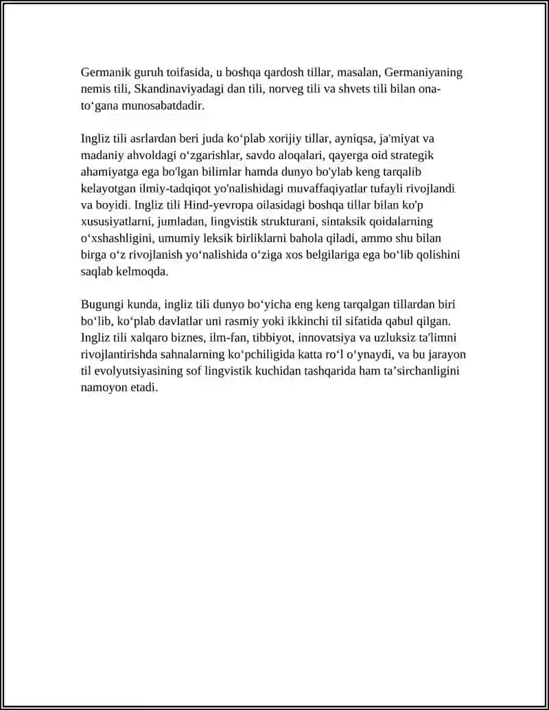 INGLIZ TILI VA HIND-YEVROPA TILLARI OILASI 4
