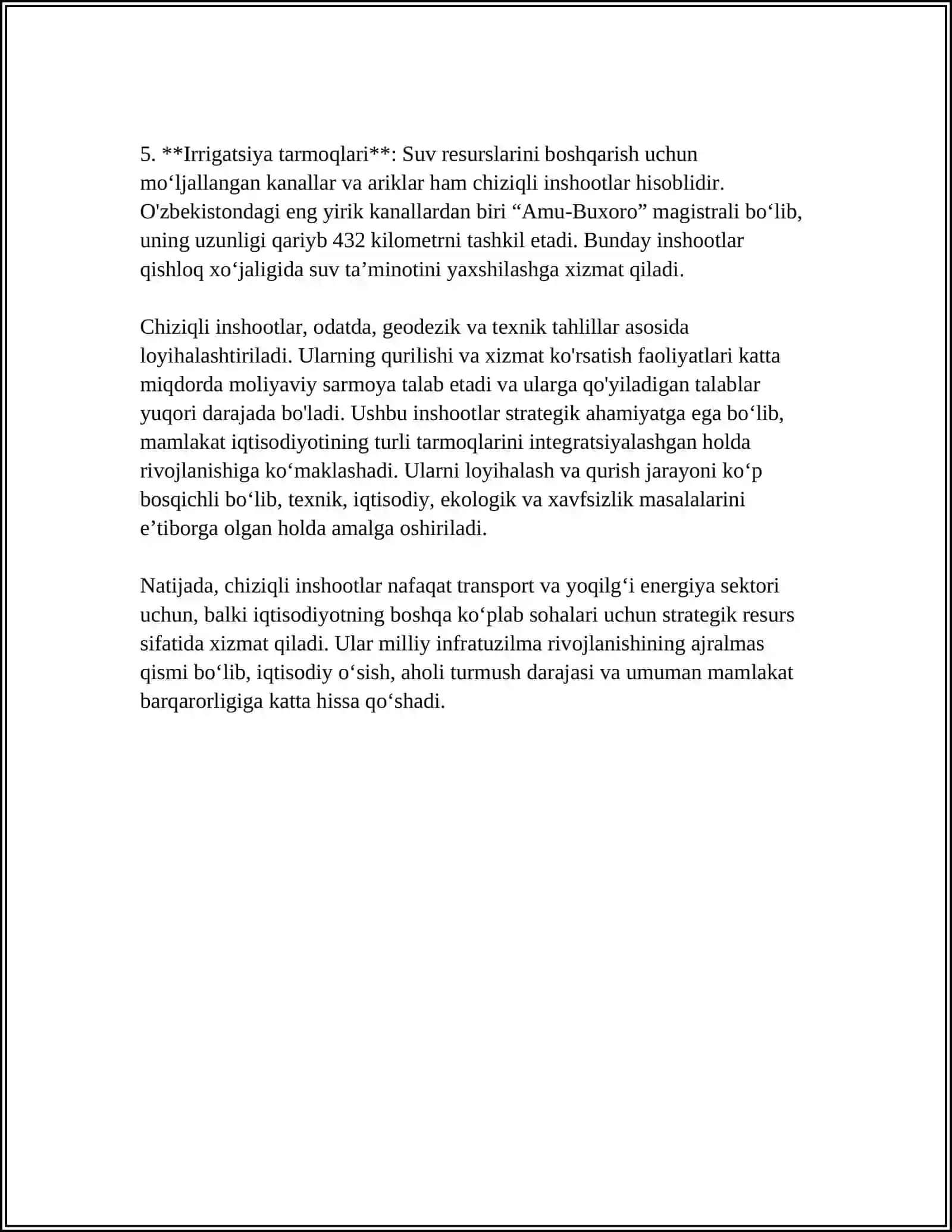 CHIZIQLI INSHOOTLAMI QUTUBLARGA NISBATAN TOPOGRAFIK XARITADA ORIENTRLASH 4