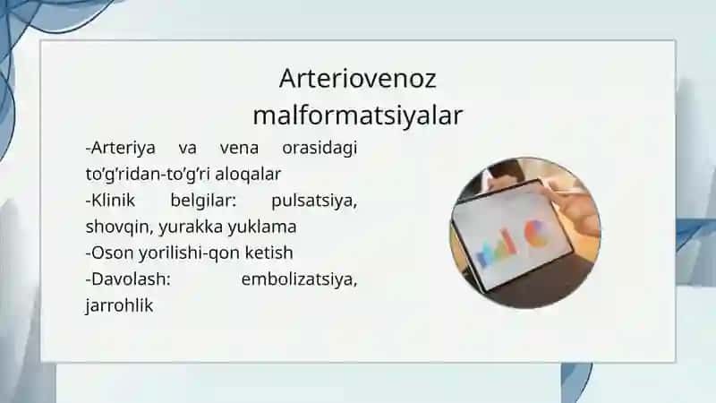 Qon tomir patologiyasi. Tomir anomaliyalari. Gipertenziya 4