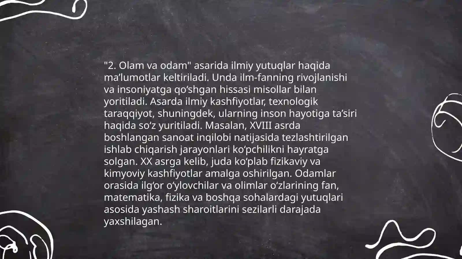 Olam va odam din va ilm asarida musulmon allomalarning jahon ilm fan rivojiga qoshgan xissasi 4