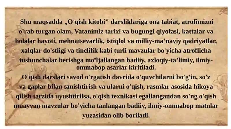SINFDA O’QISH METODIKASI 4