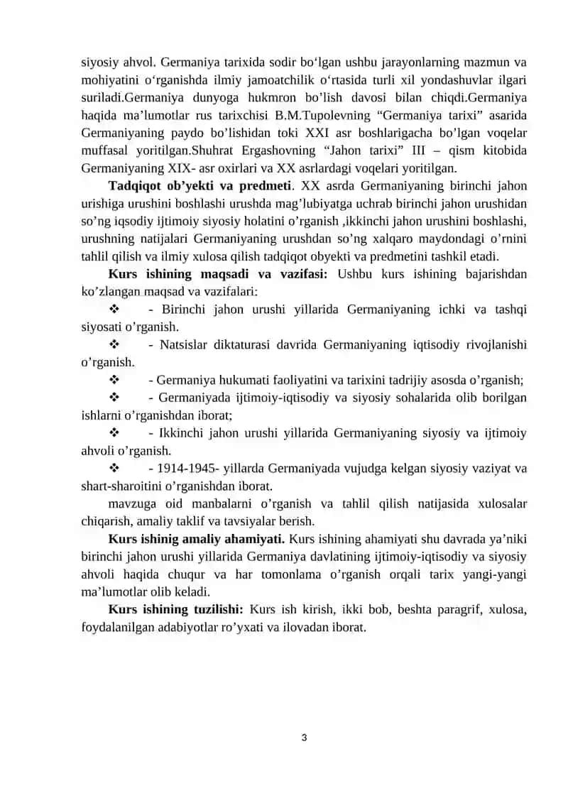 “Germaniya birinchi jahon urushi yillarida” 4