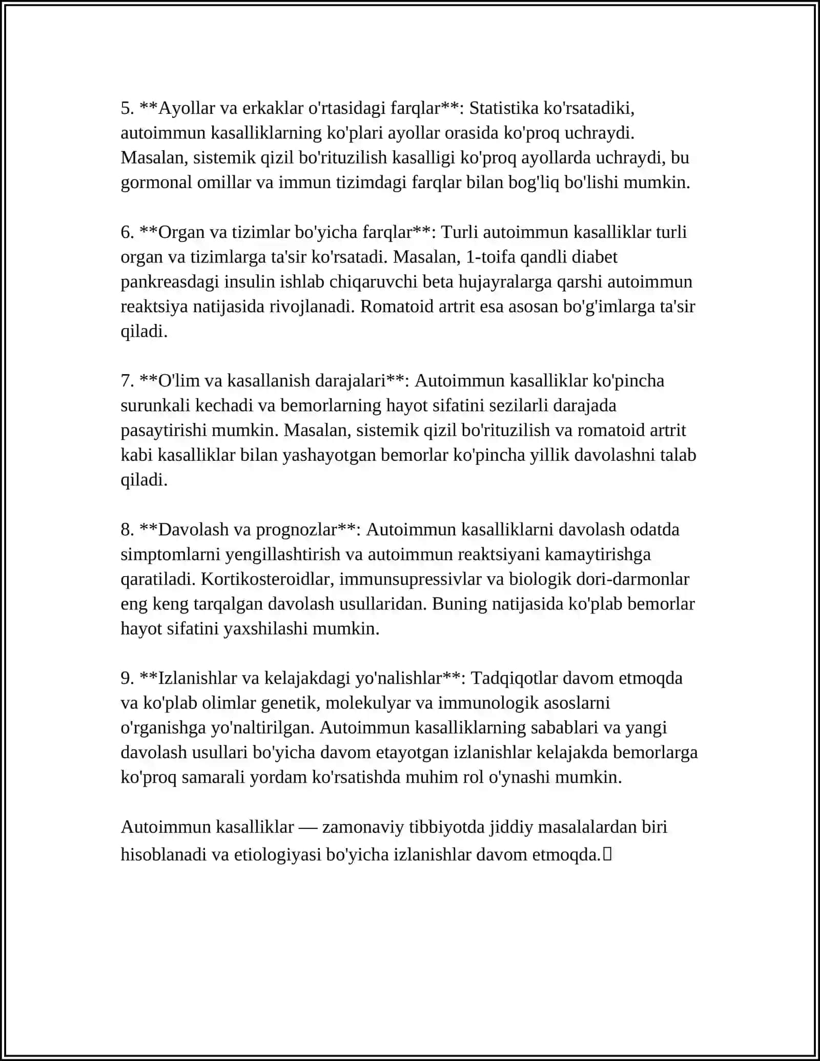 AUTOIMMUN KASALLIKLAR KELIB CHIQISHI,KECHISHI,DIAGNISTIKASI 4