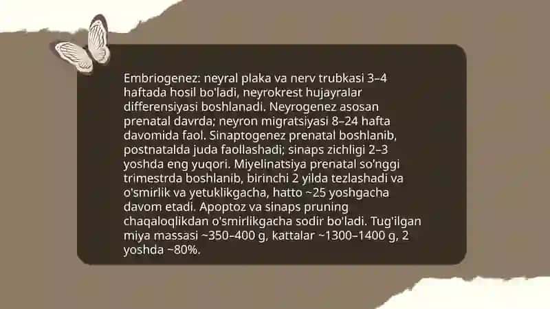Yosh fiziologiyasi, irsiyat va nerv tizimi 4