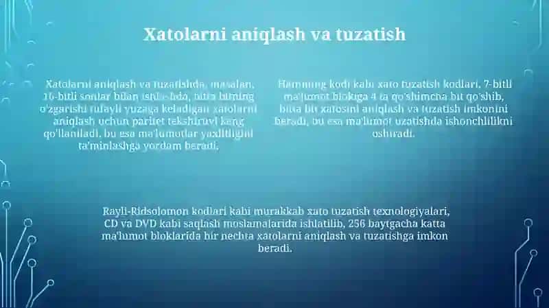 Kompyuterlarning arifmetik asoslari 4