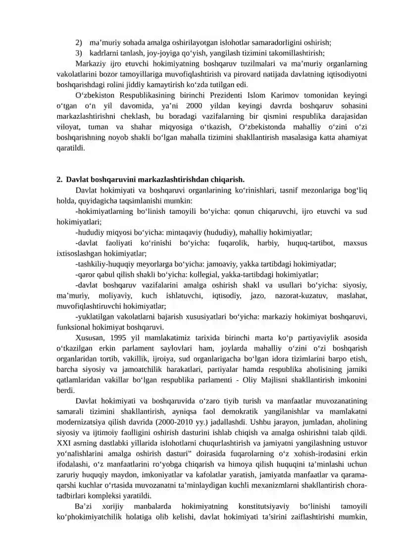 Davlat va jamiyat qurilishi tizimini takomillashtirish 4