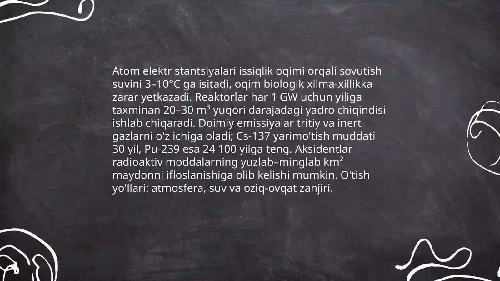 Atrof-muhitning radiaktiv ifloslanishi 4