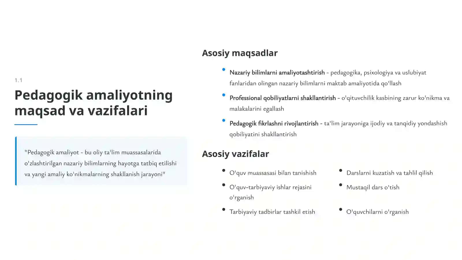 Tarbiyaviy ishlar amaliyotini o'rganish 4