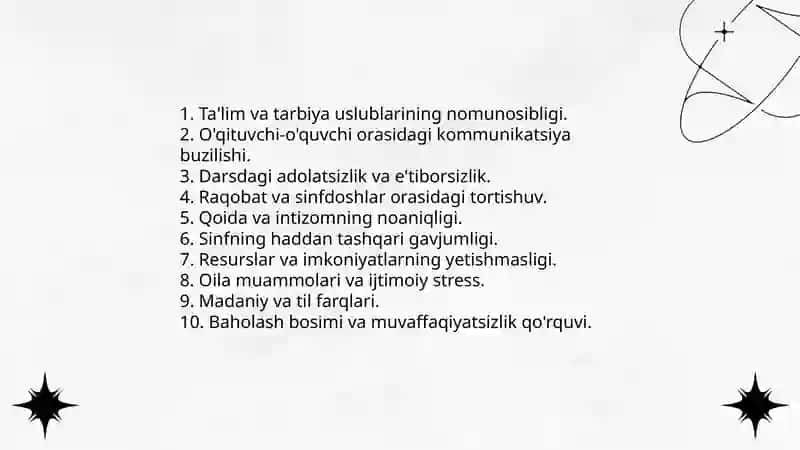 Pedagogik konflektning yechimi va uni boshqarish texnologiyasi 4