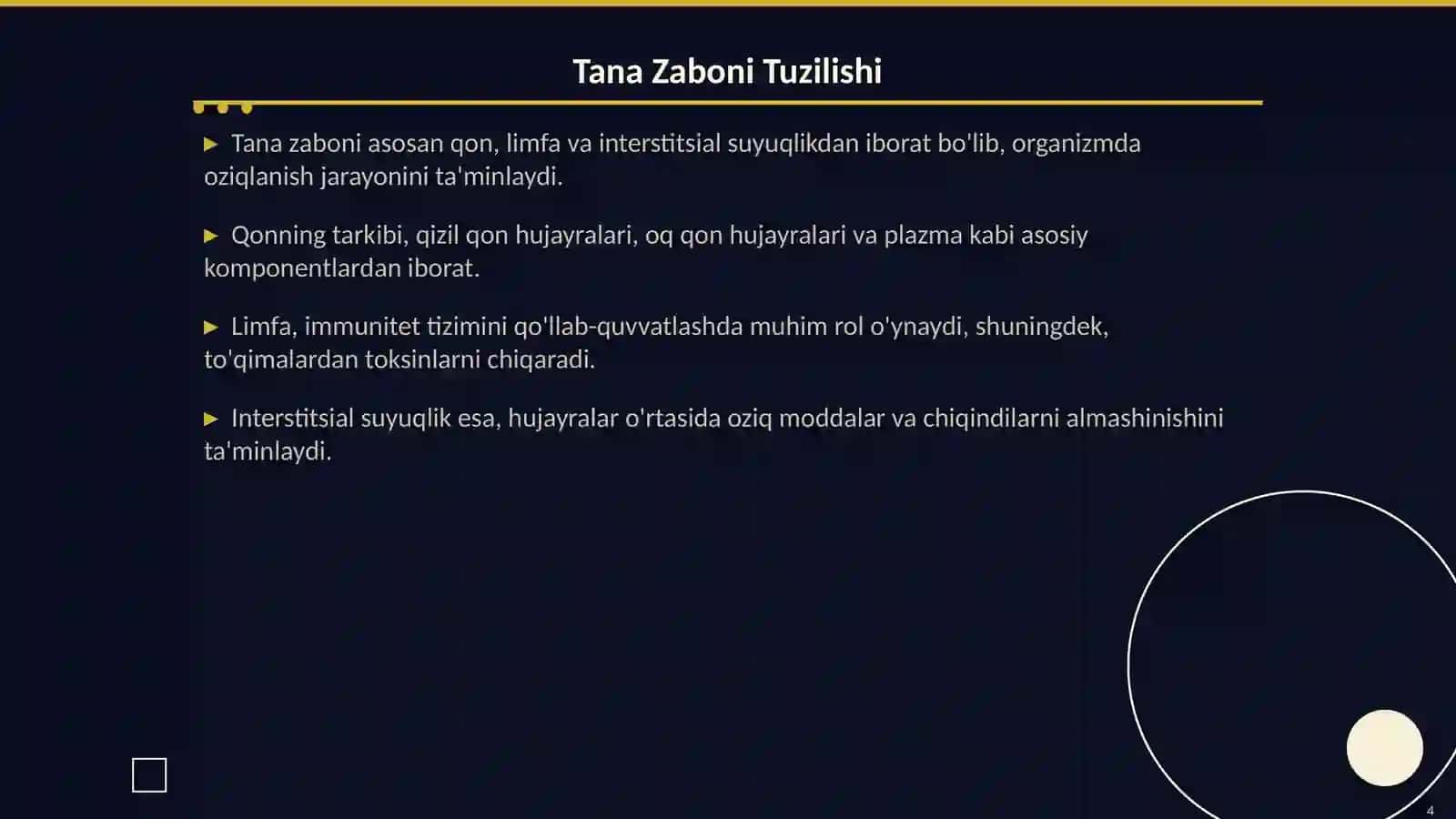 Tana Zaboni: Tana Salomatligi va Sog'lom Hayot 4