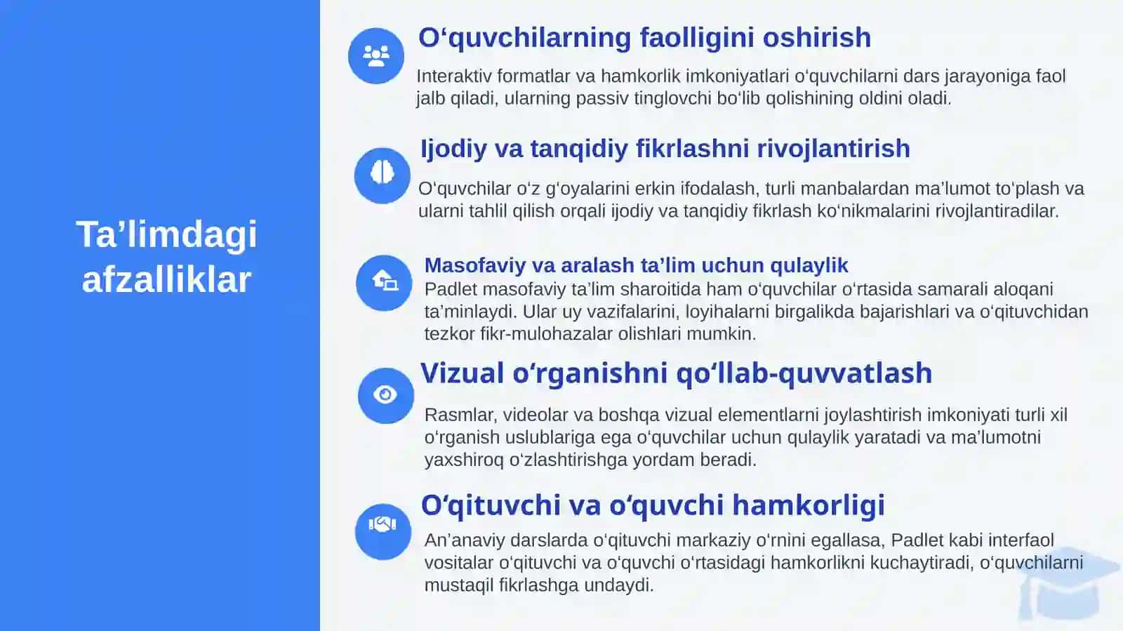 Davlat ta’lim standartidagi talablarni qondirish uchun innovatsion usullar 4